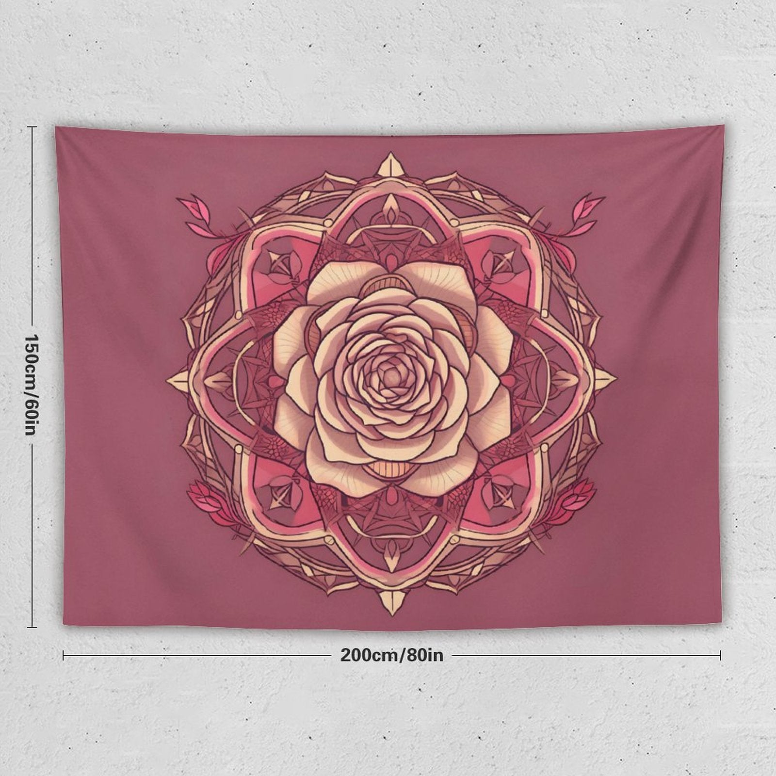 Rose Wall Tapestry