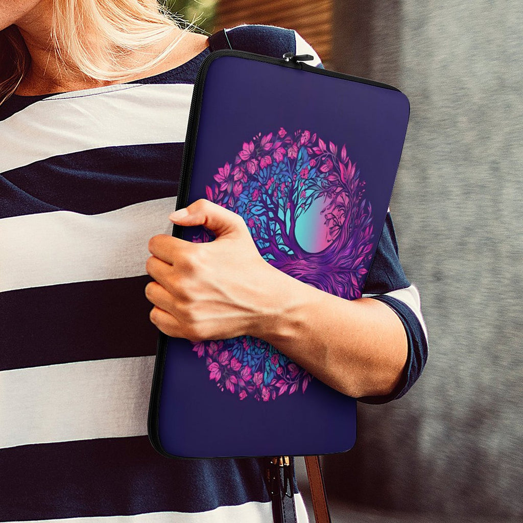 Funda para portátil con diseño de árbol