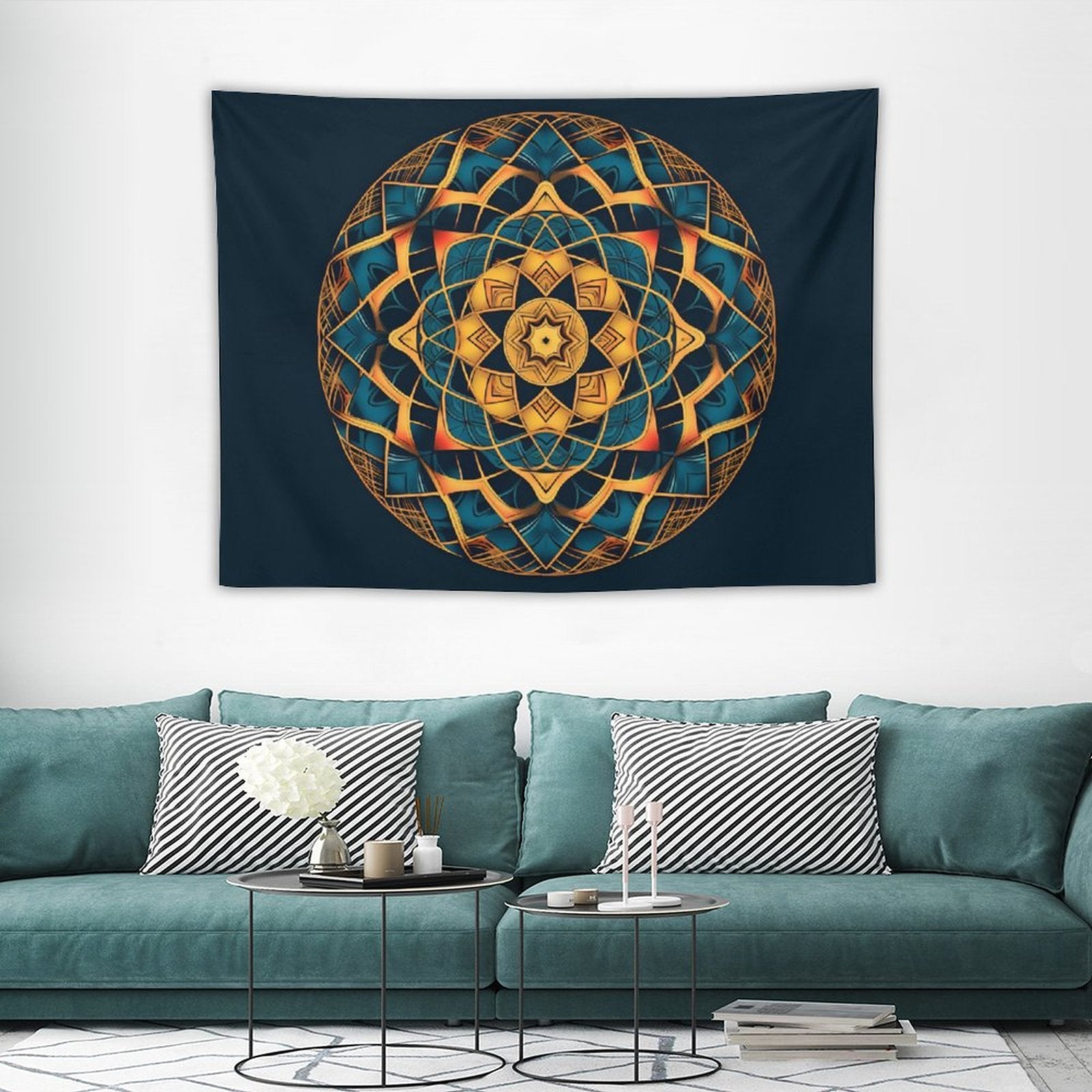 Tapiz geométrico de pared