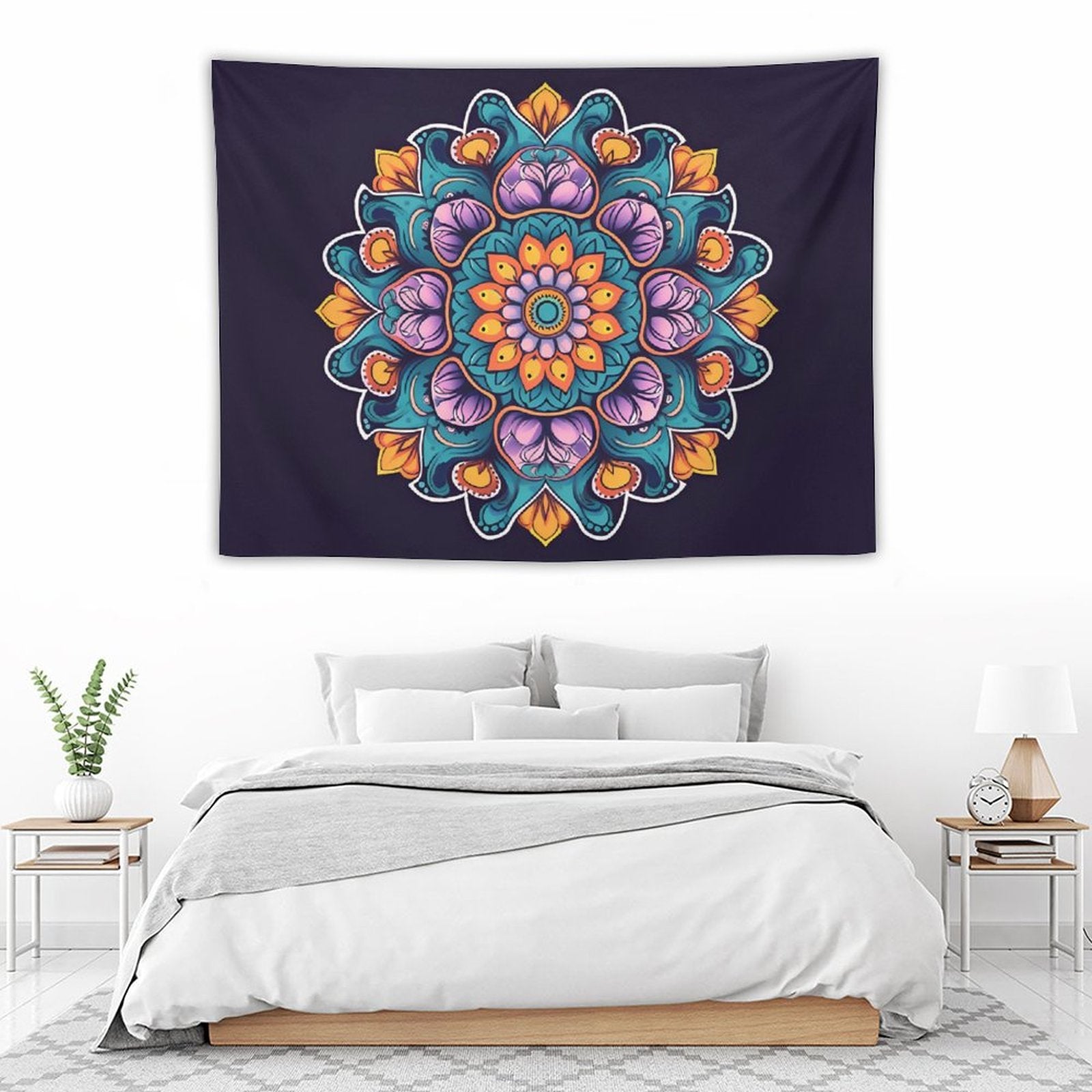 Tapiz de pared de flores