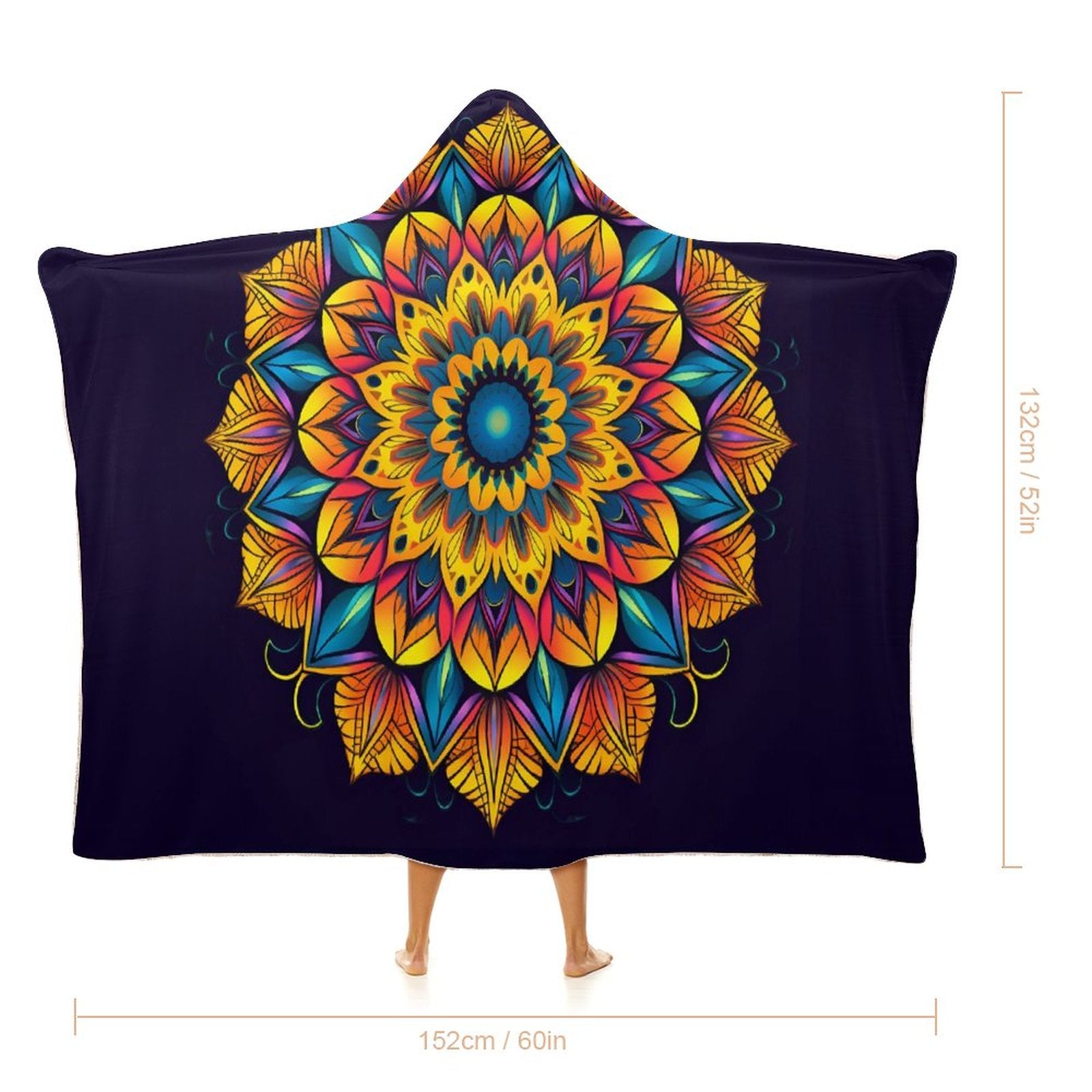 Sunflower Hooded Blanket