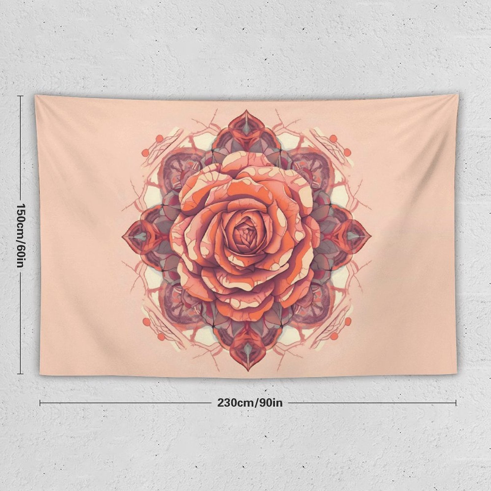 Rose Wall Tapestry