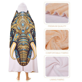 Elephant Hooded Blanket