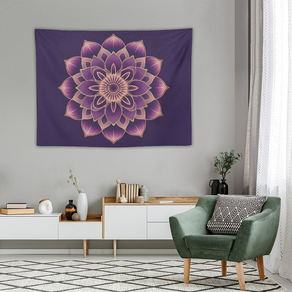 Tapiz de pared de loto