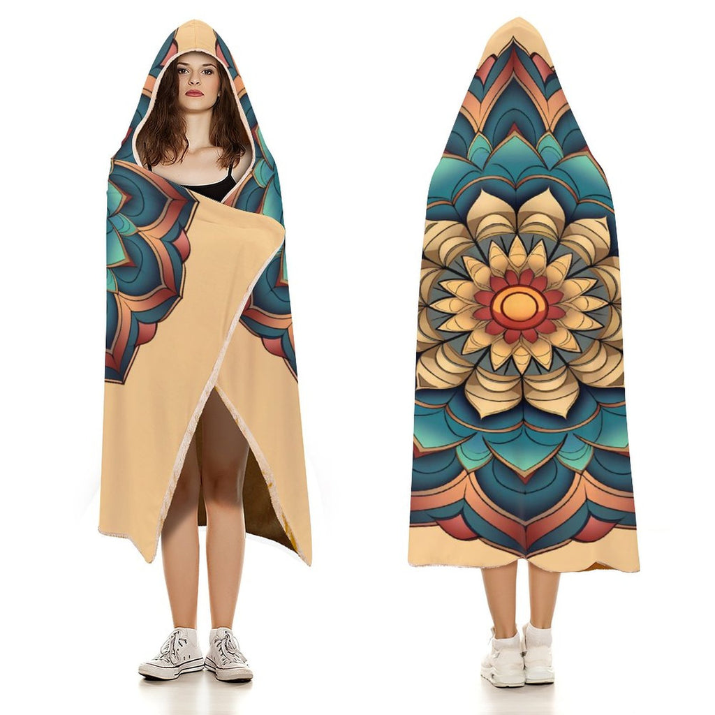 Manta con capucha Lotus