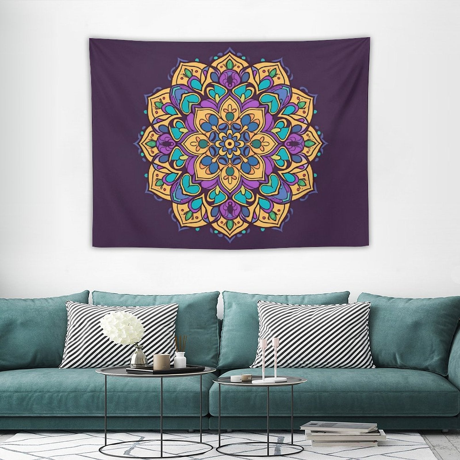 Tapiz de pared de flores