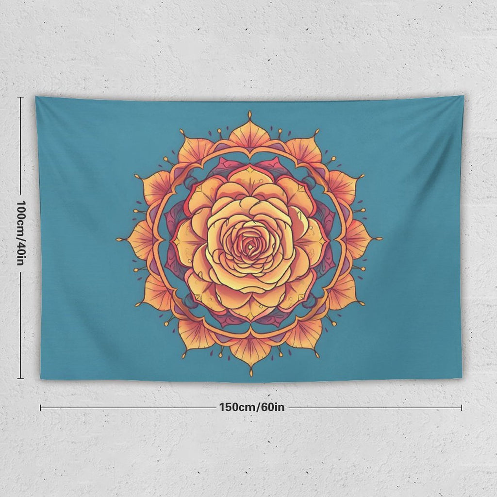 Tapiz de pared de rosas