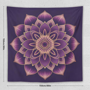 Lotus Wall Tapestry