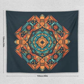 Geometric Wall Tapestry