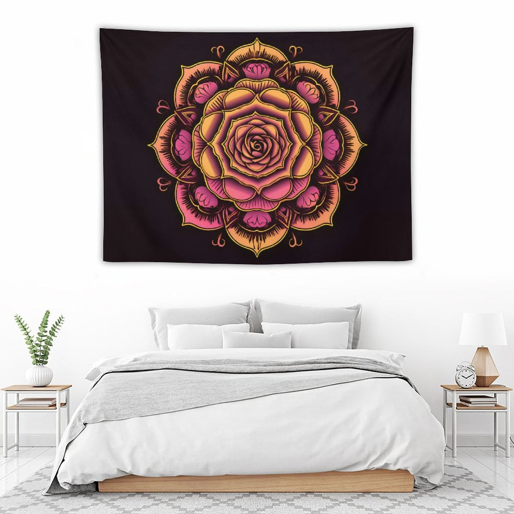 Tapiz de pared de rosas