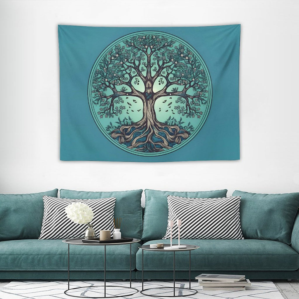 Tapiz de pared de árbol