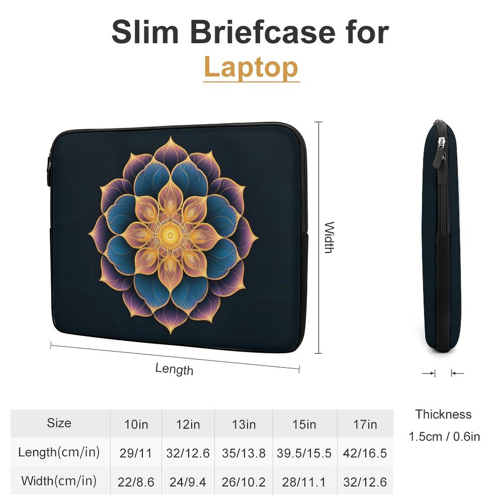 Lotus Laptop Sleeve