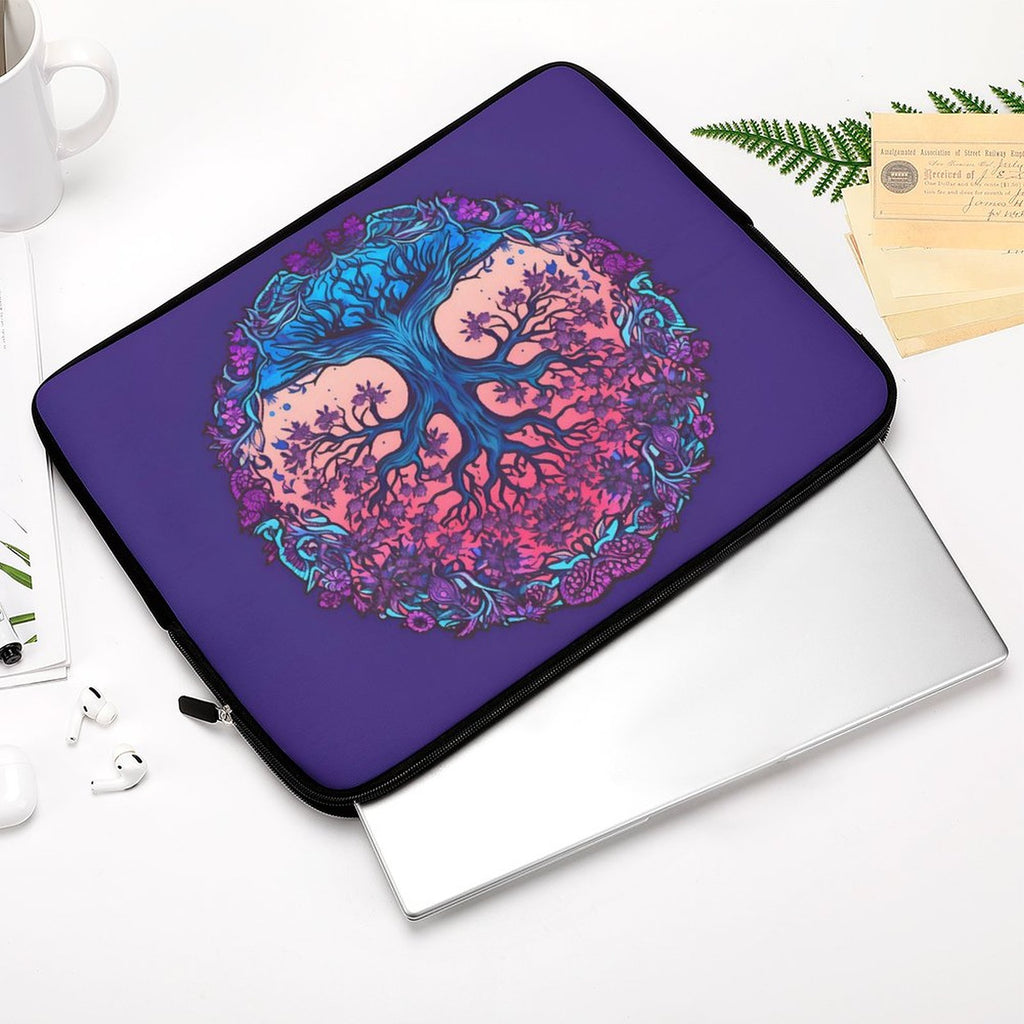Funda para portátil con diseño de árbol