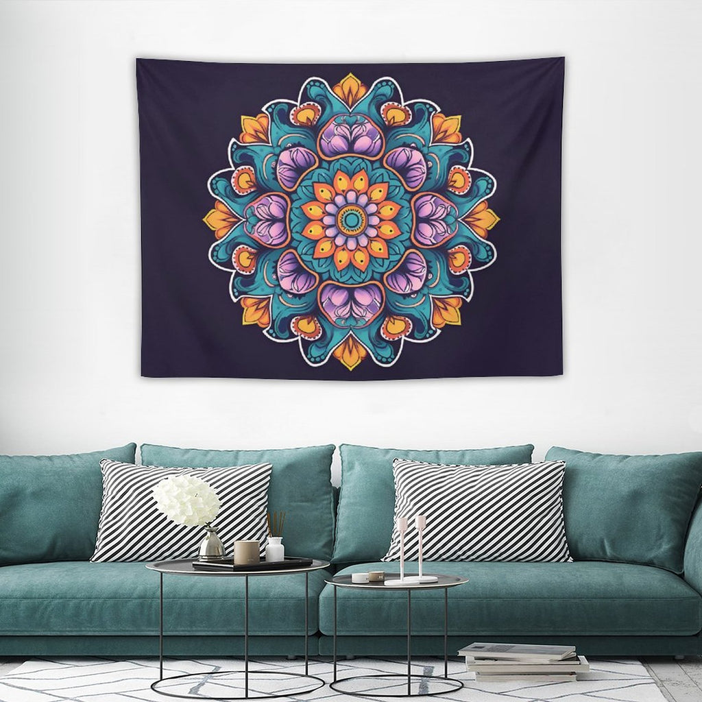 Tapiz de pared de flores