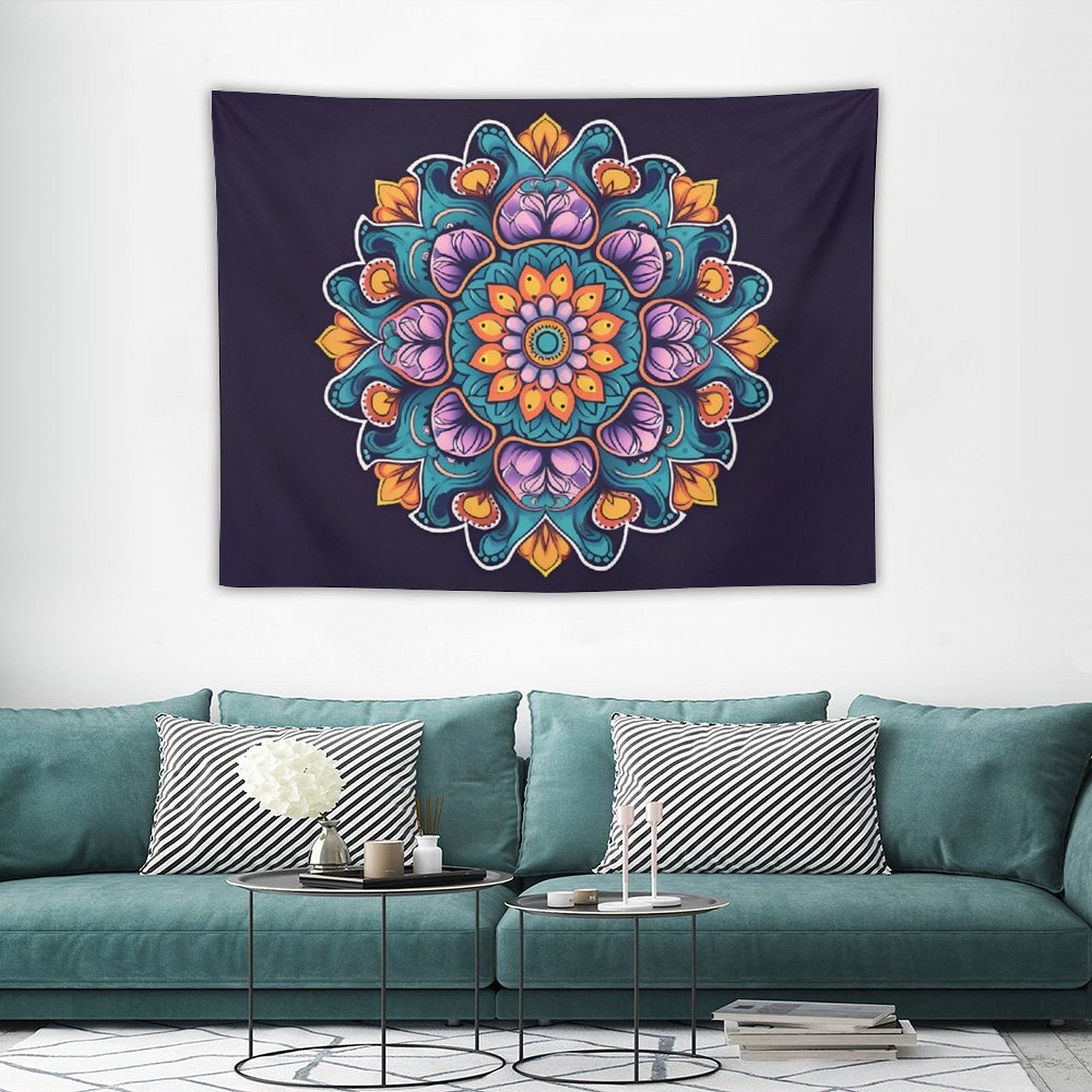 Tapiz de pared de flores