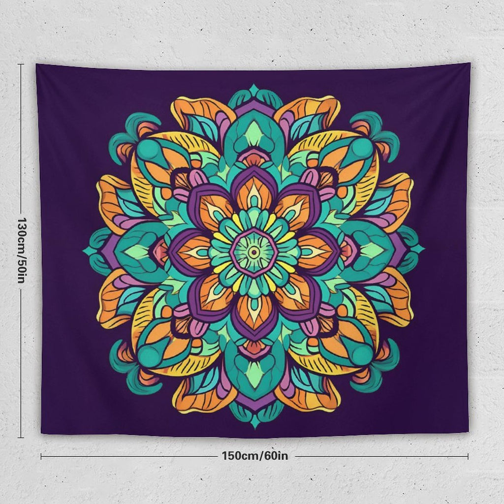Tapiz de pared de flores