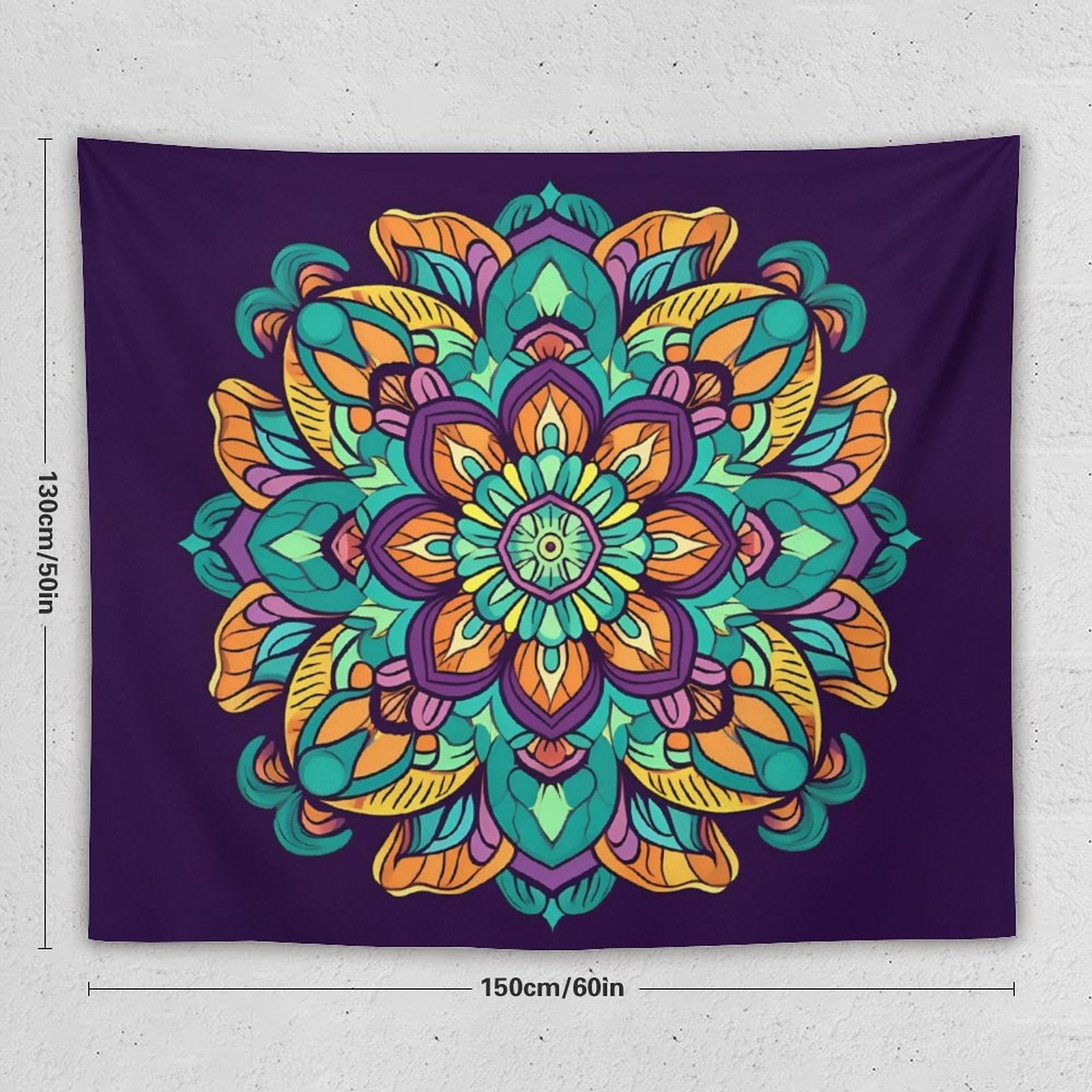 Tapiz de pared de flores