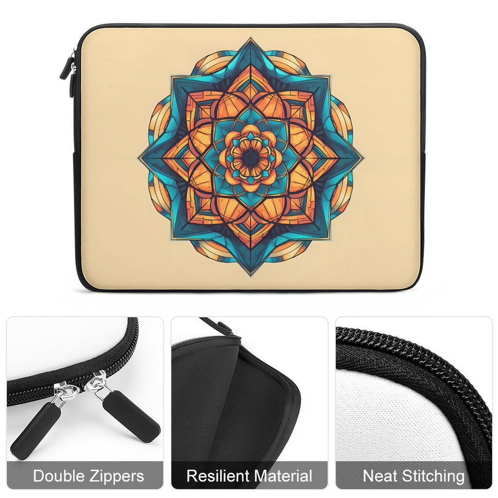 Funda geométrica para portátil
