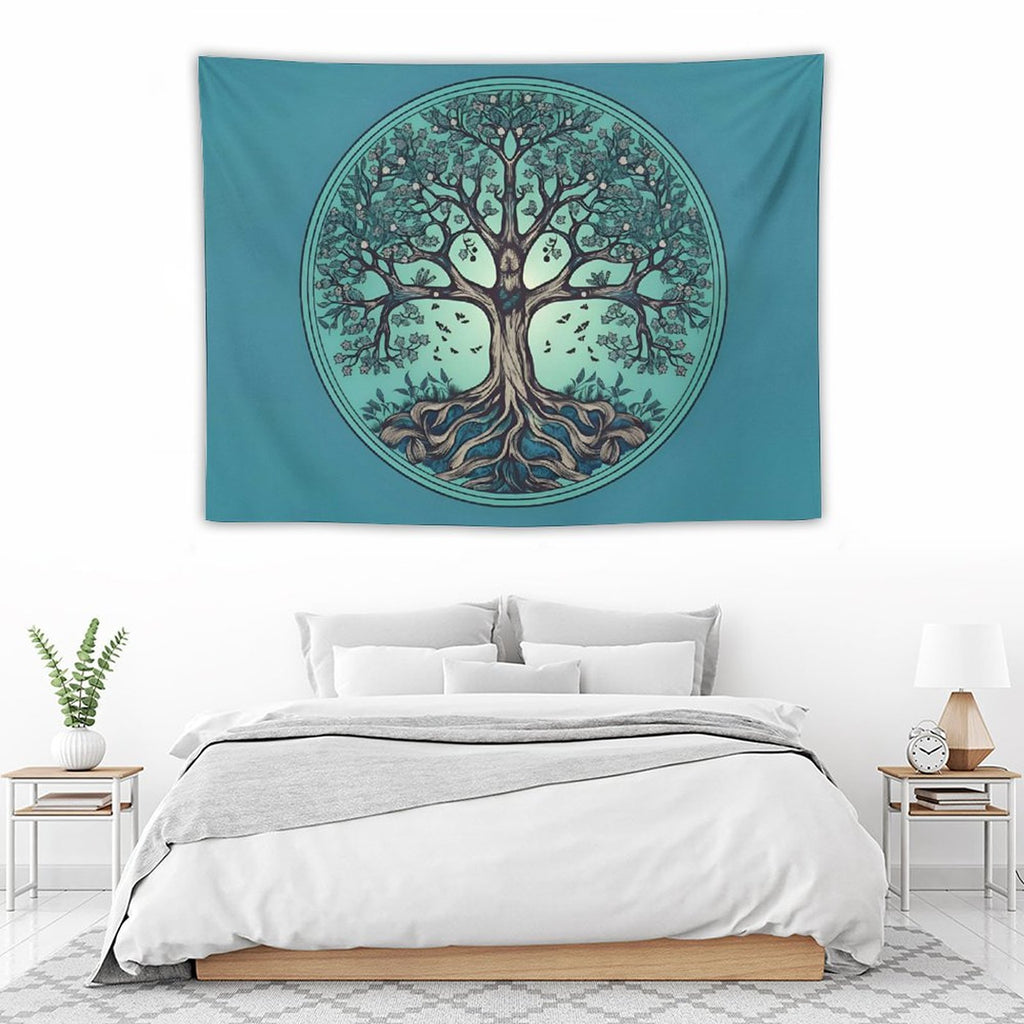 Tapiz de pared de árbol