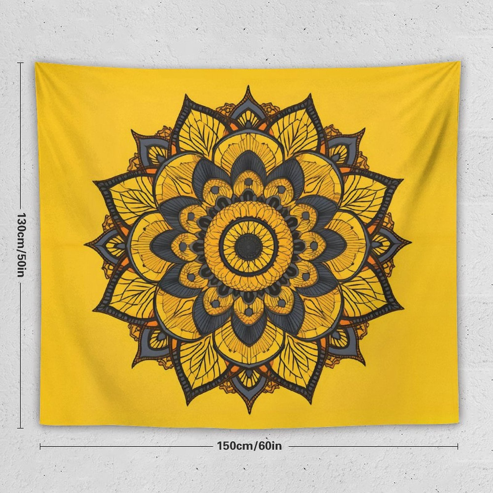 Tapiz de pared de girasoles
