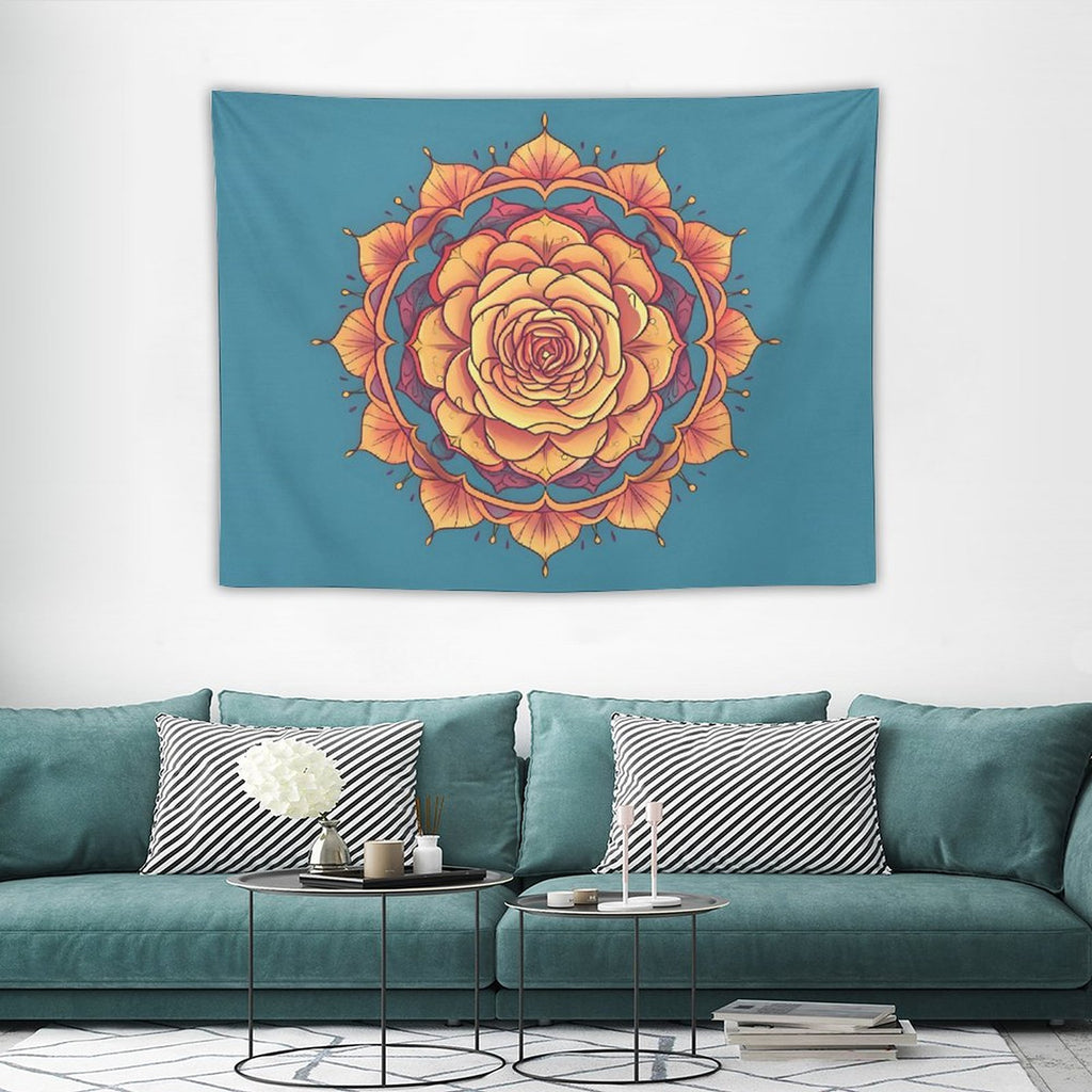 Tapiz de pared de rosas