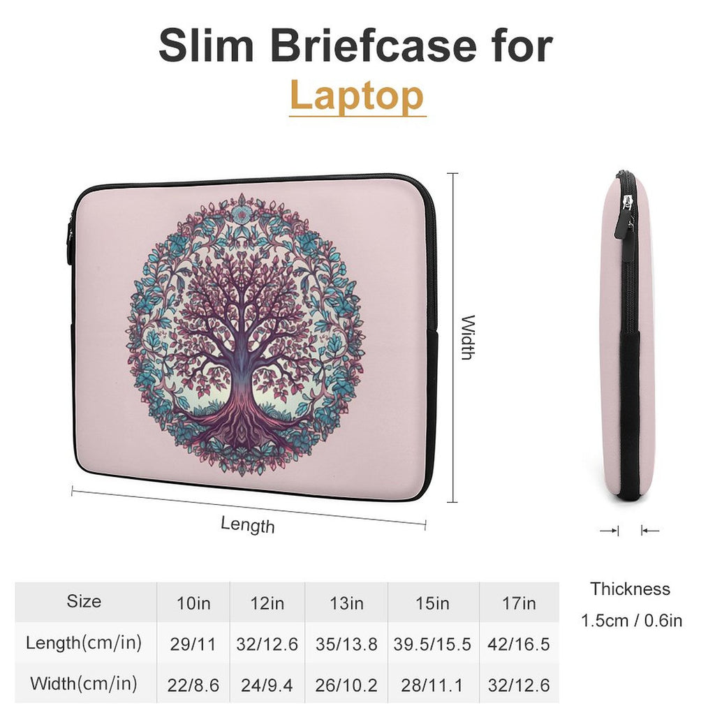 Funda para portátil con diseño de árbol