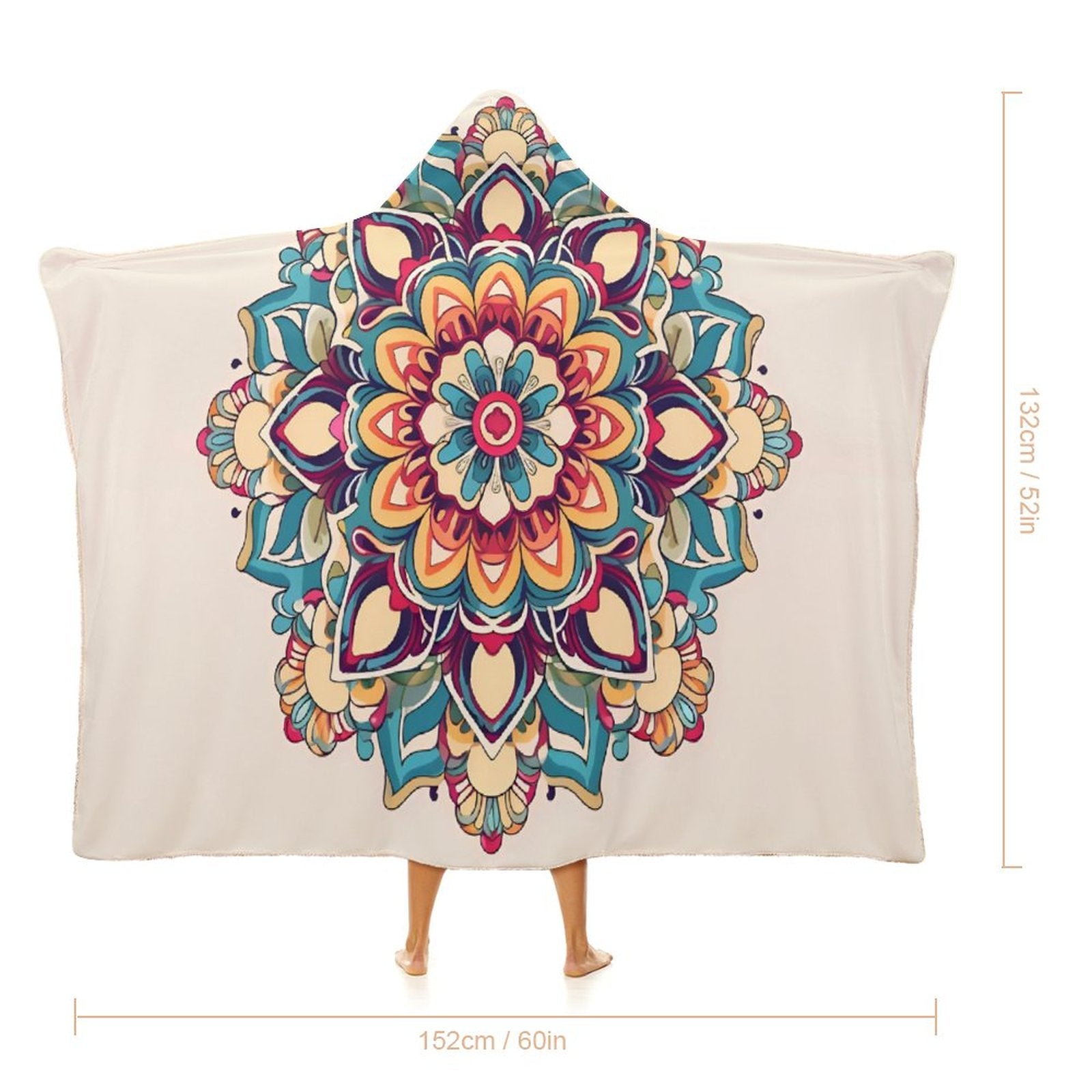 Flower Hooded Blanket