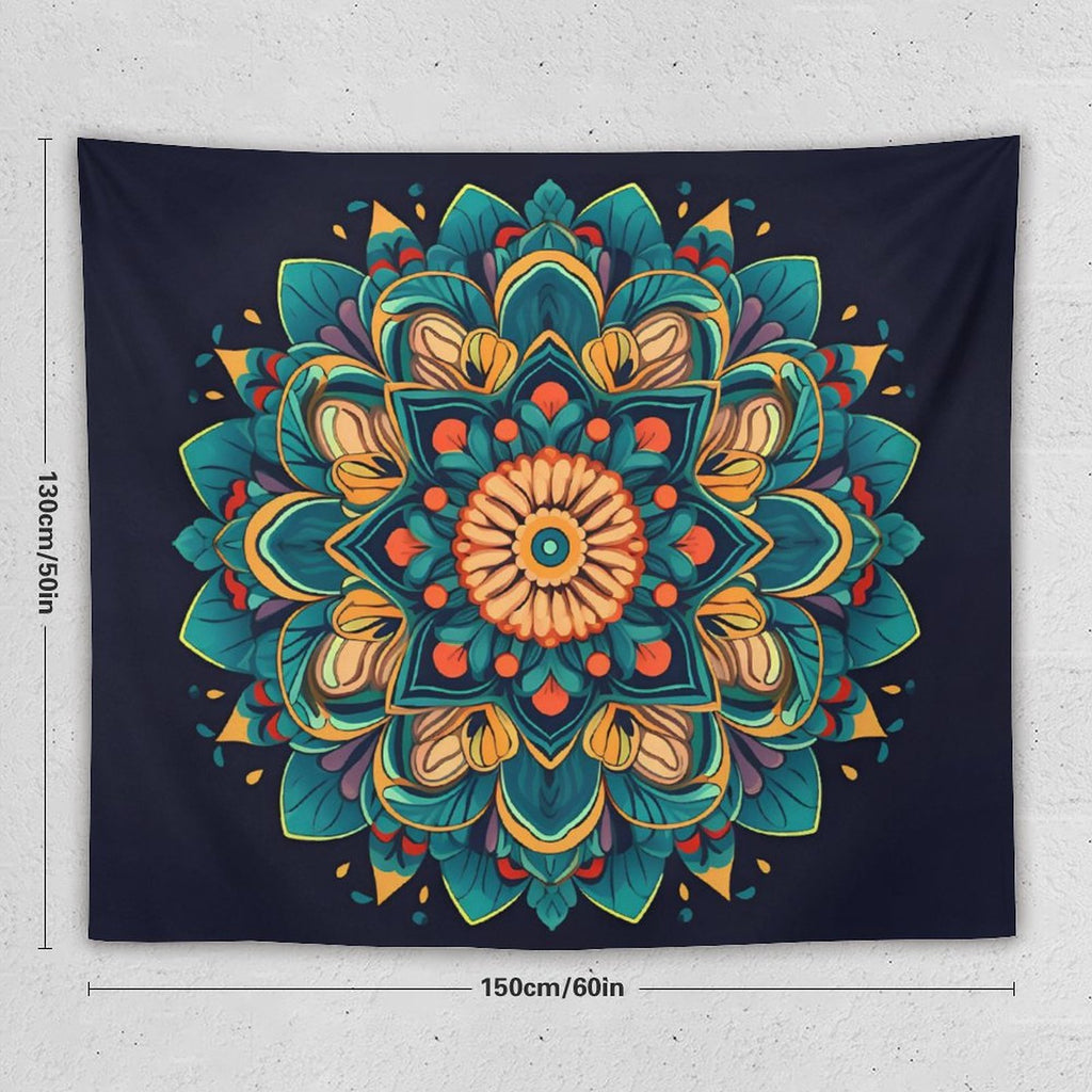 Tapiz de pared de flores