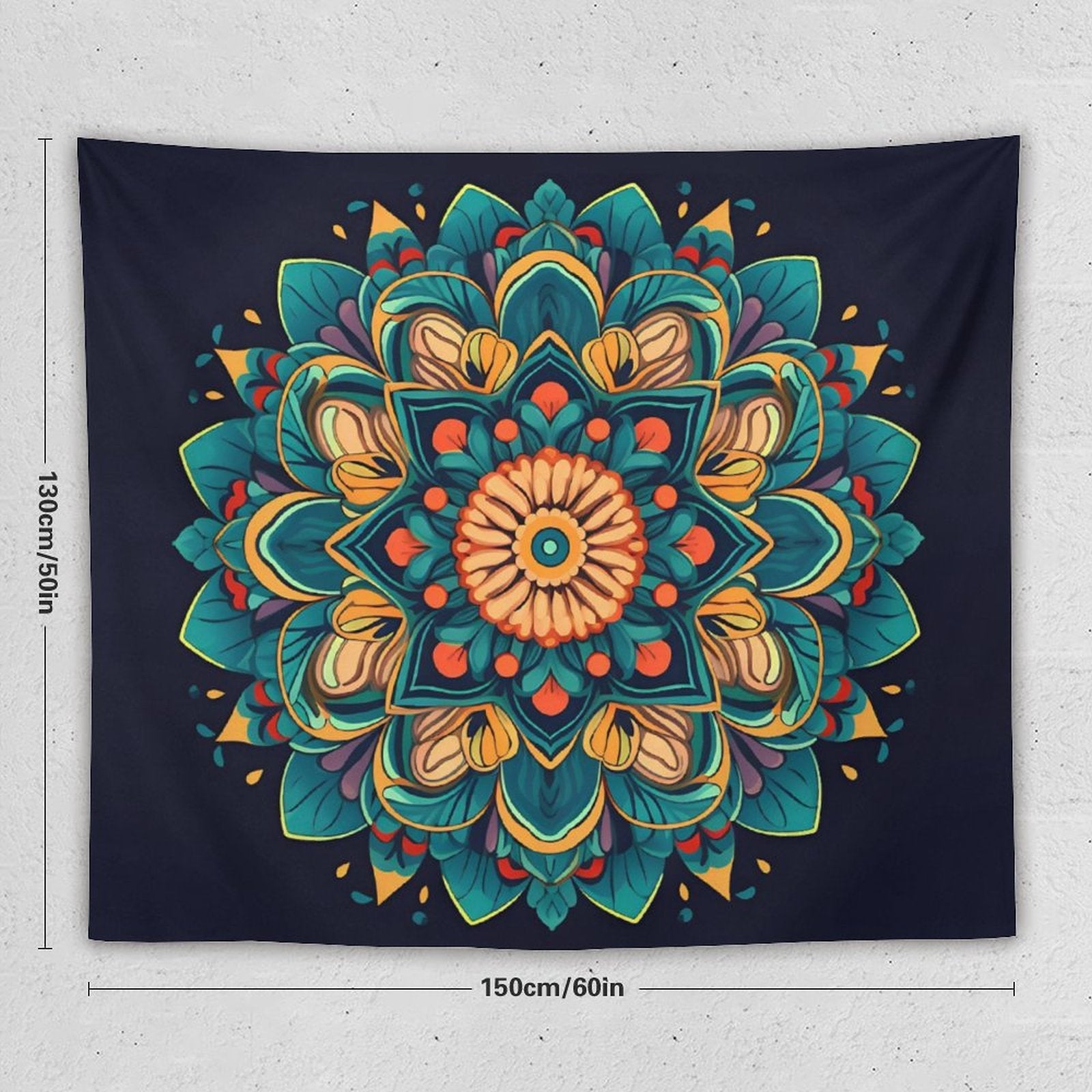 Tapiz de pared de flores