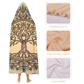 Tree Hooded Blanket