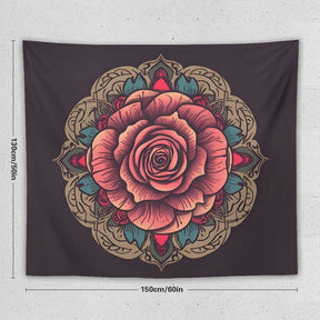 Rose Wall Tapestry