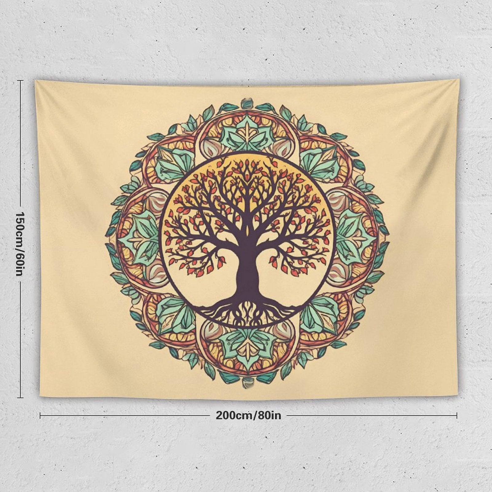 Tapiz de pared de árbol