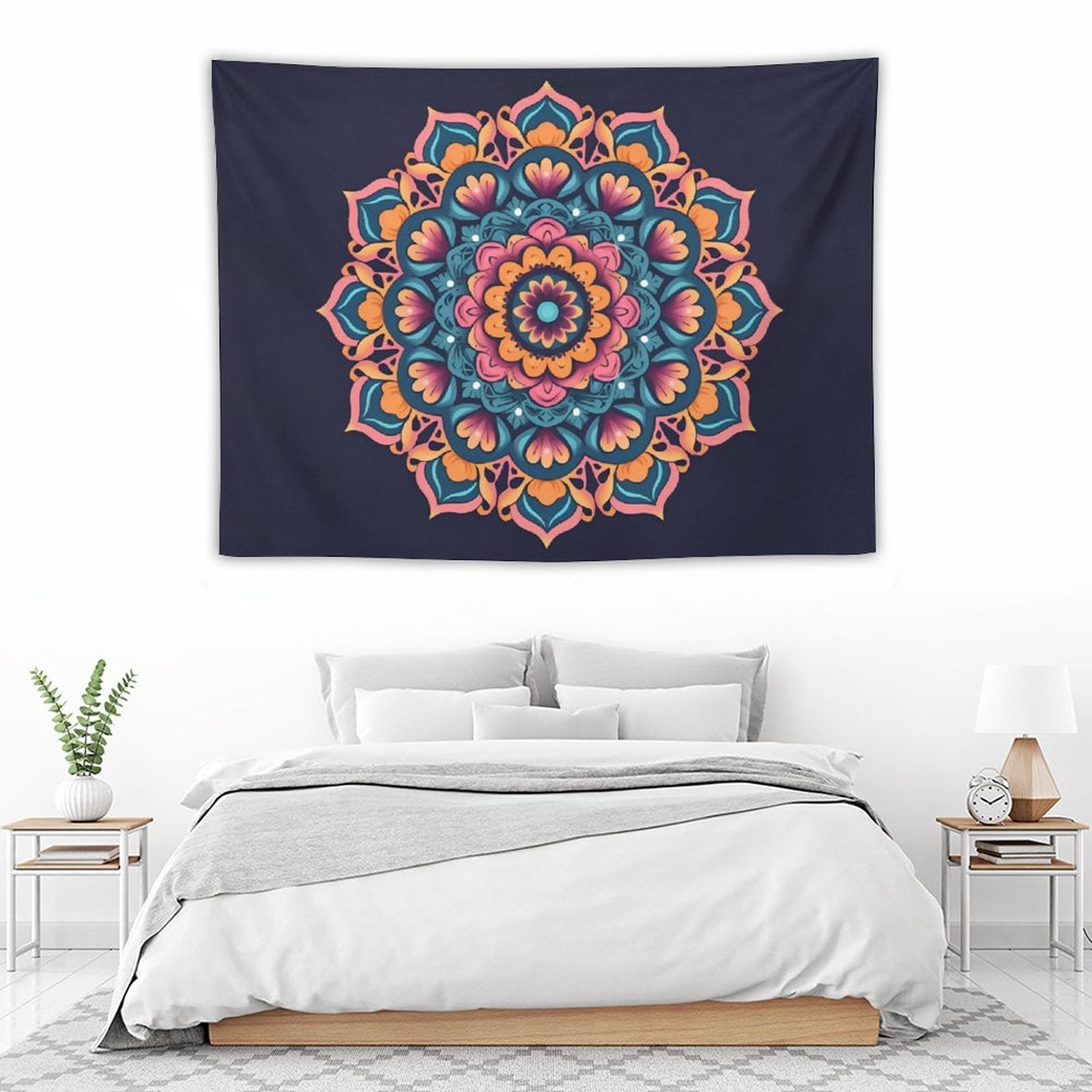 Tapiz de pared de flores