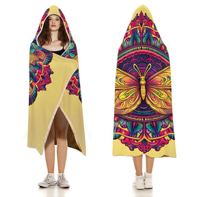 Butterfly Hooded Blanket