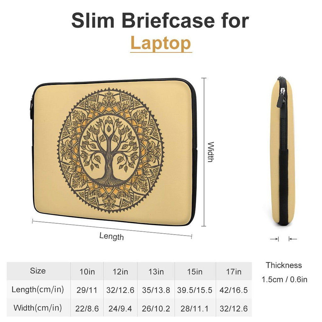 Funda para portátil con diseño de árbol