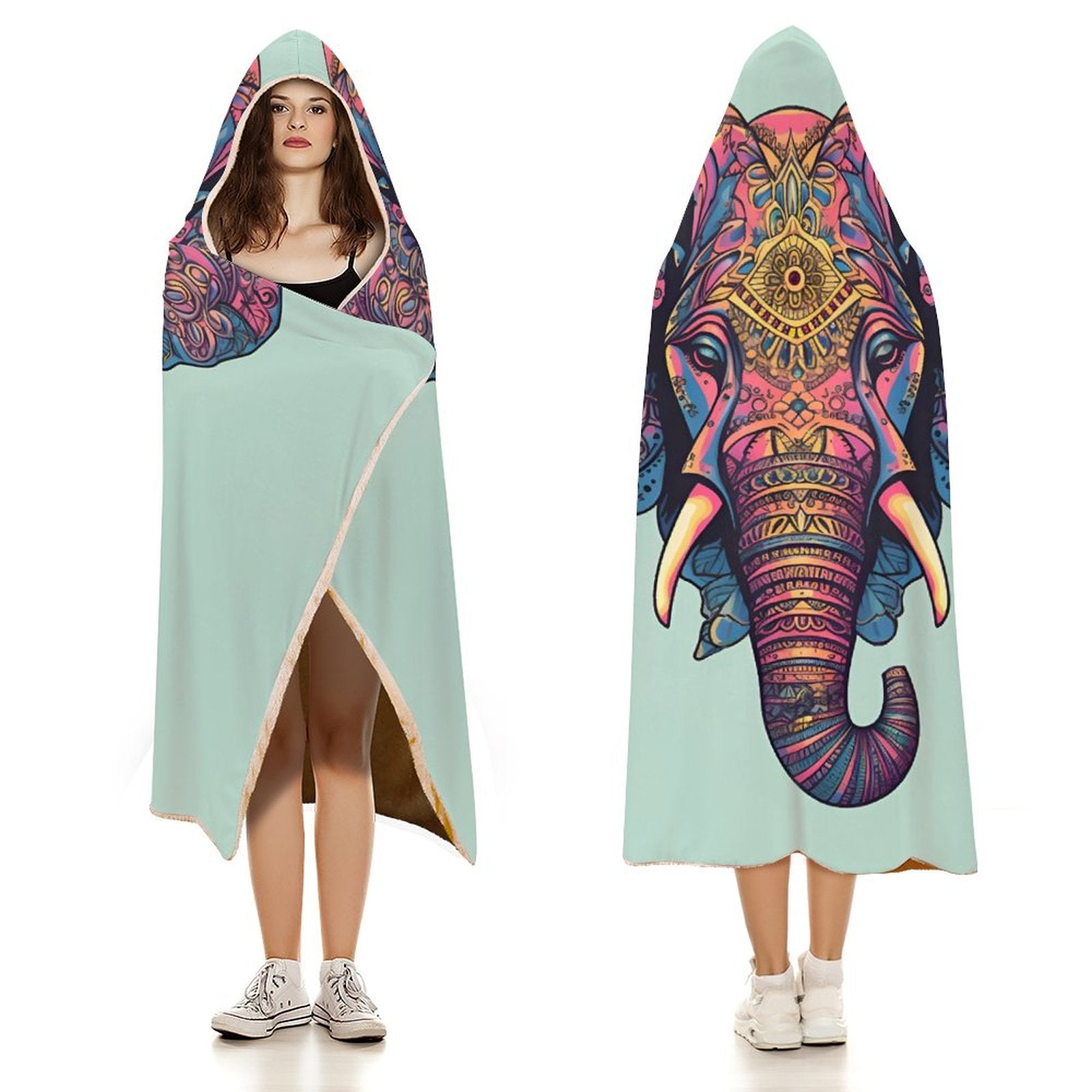 Elephant Hooded Blanket