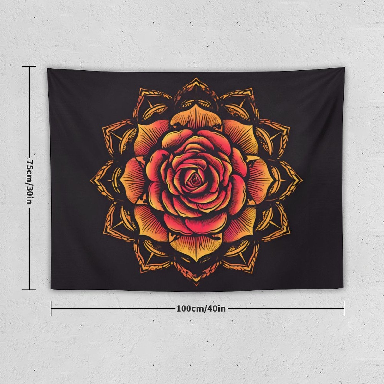 Rose Wall Tapestry