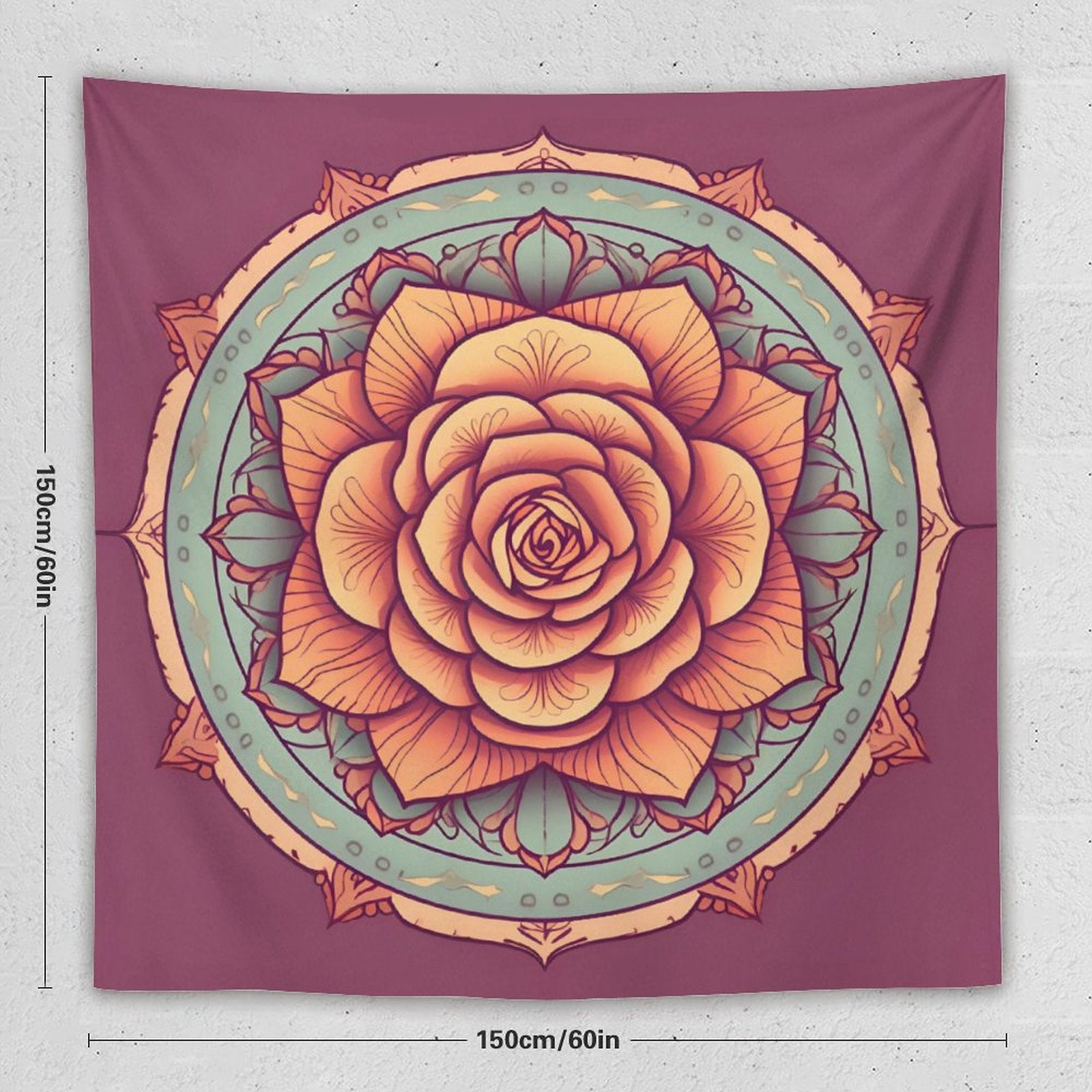 Rose Wall Tapestry