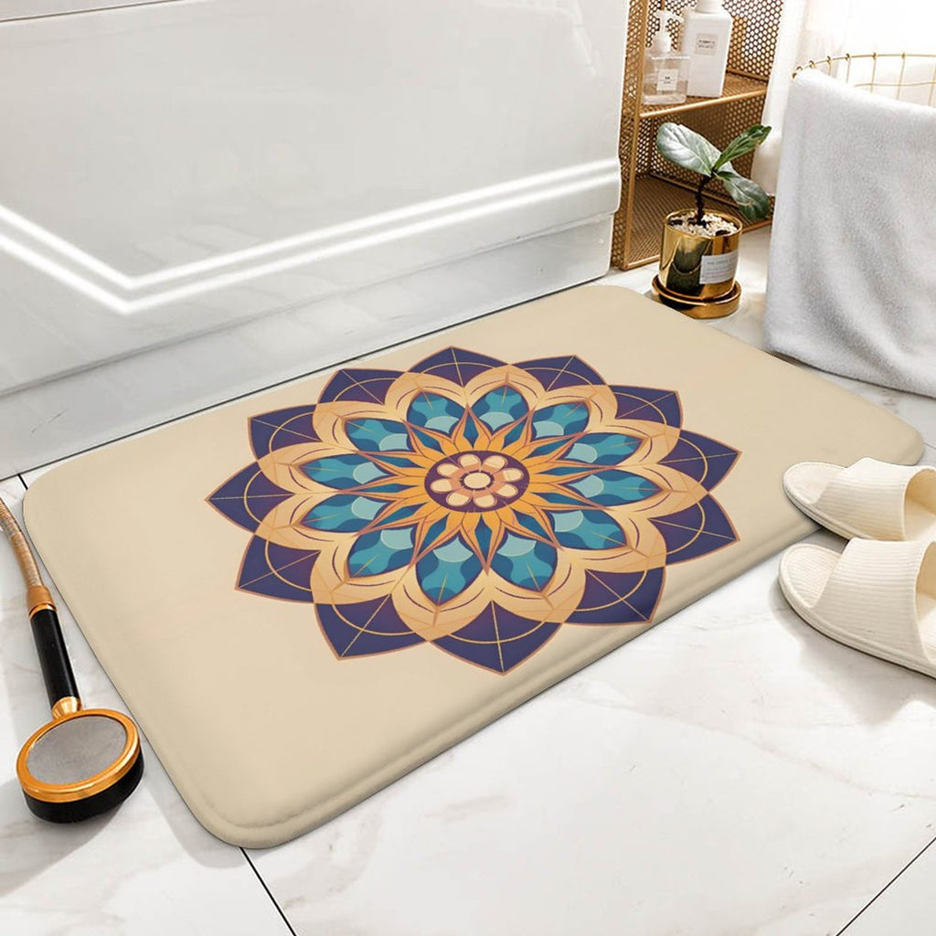 Alfombra de terciopelo coral Lotus