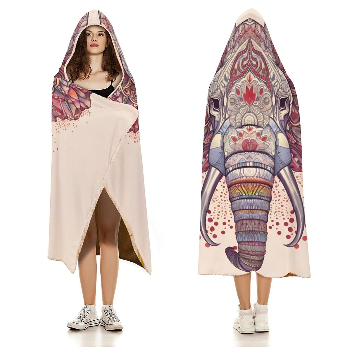 Elephant Hooded Blanket