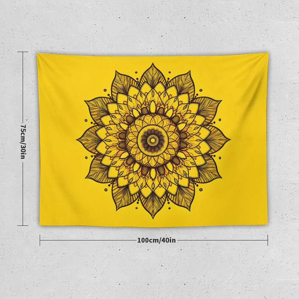 Tapiz de pared de girasoles