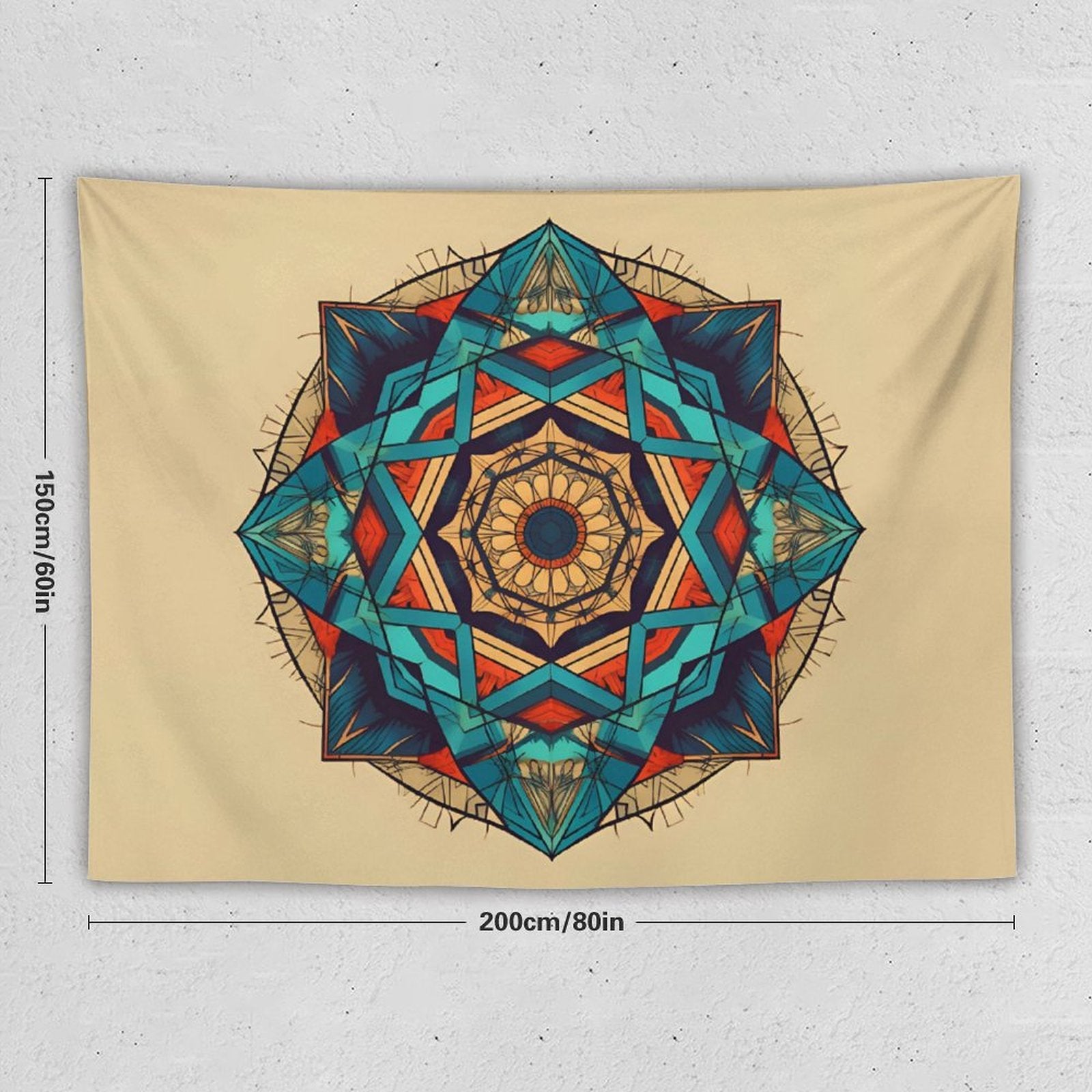 Geometric Wall Tapestry