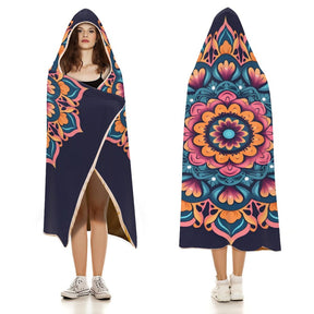 Flower Hooded Blanket