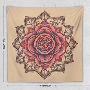 Rose Wall Tapestry