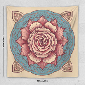 Rose Wall Tapestry