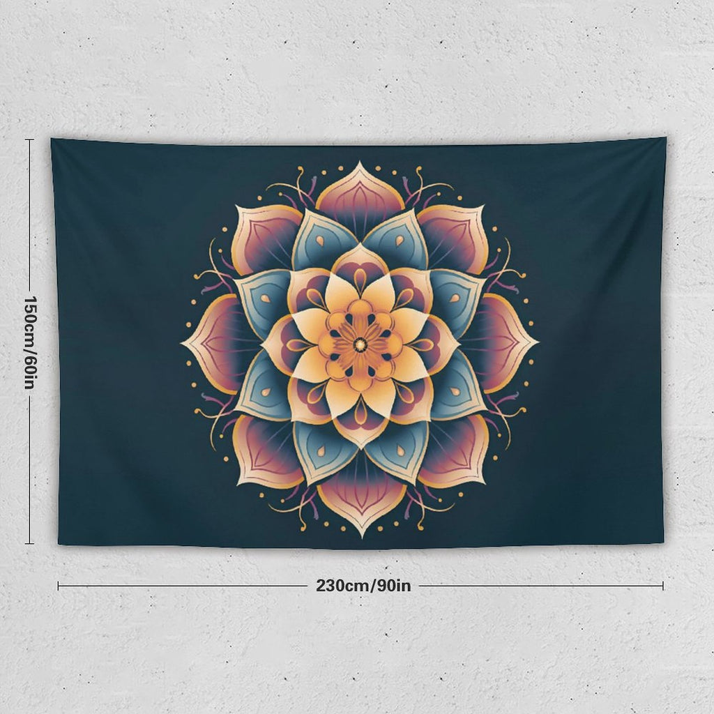 Tapiz de pared de loto