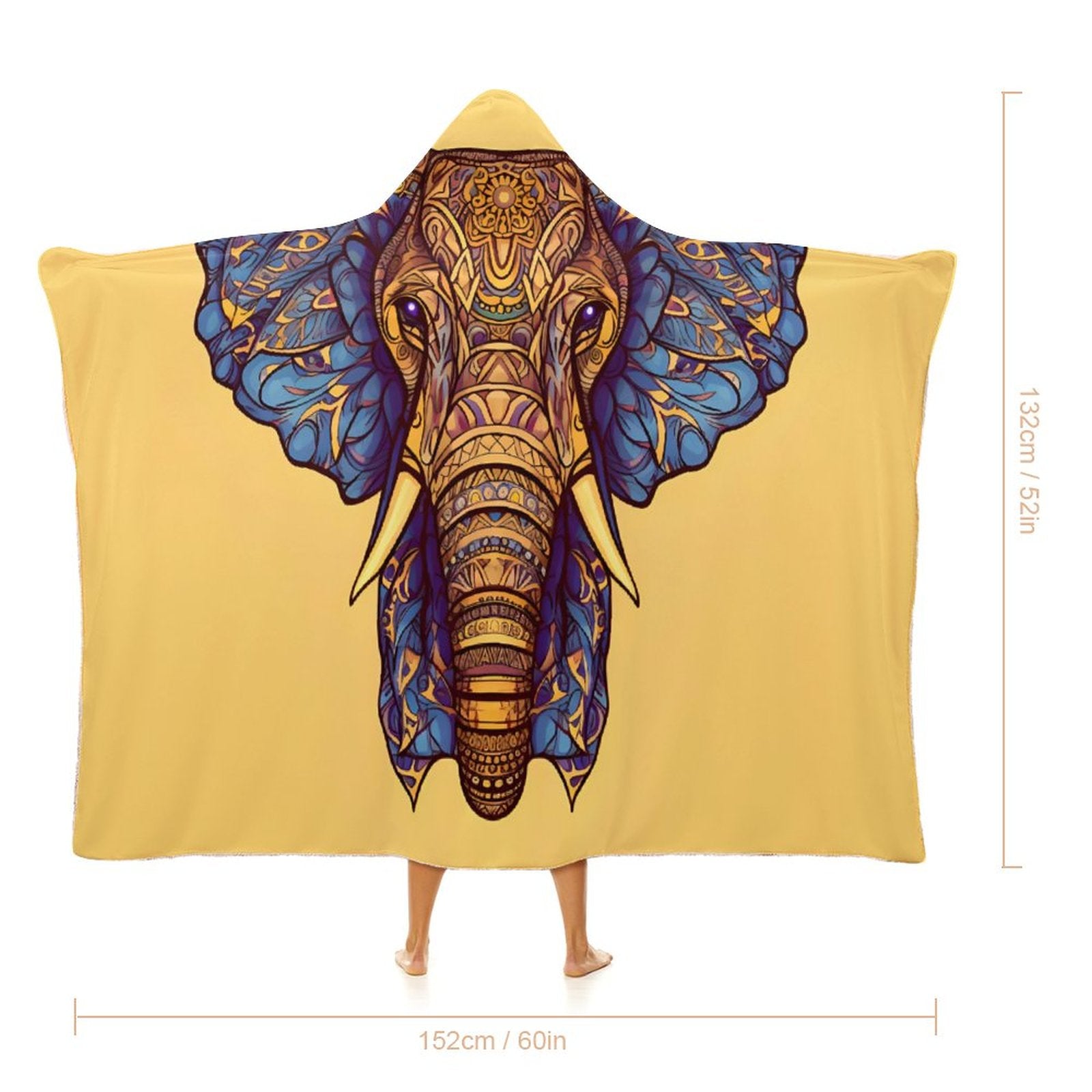 Elephant Hooded Blanket