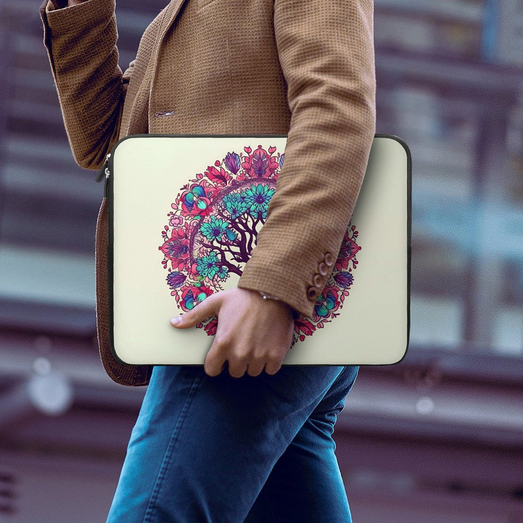 Funda para portátil con diseño de árbol