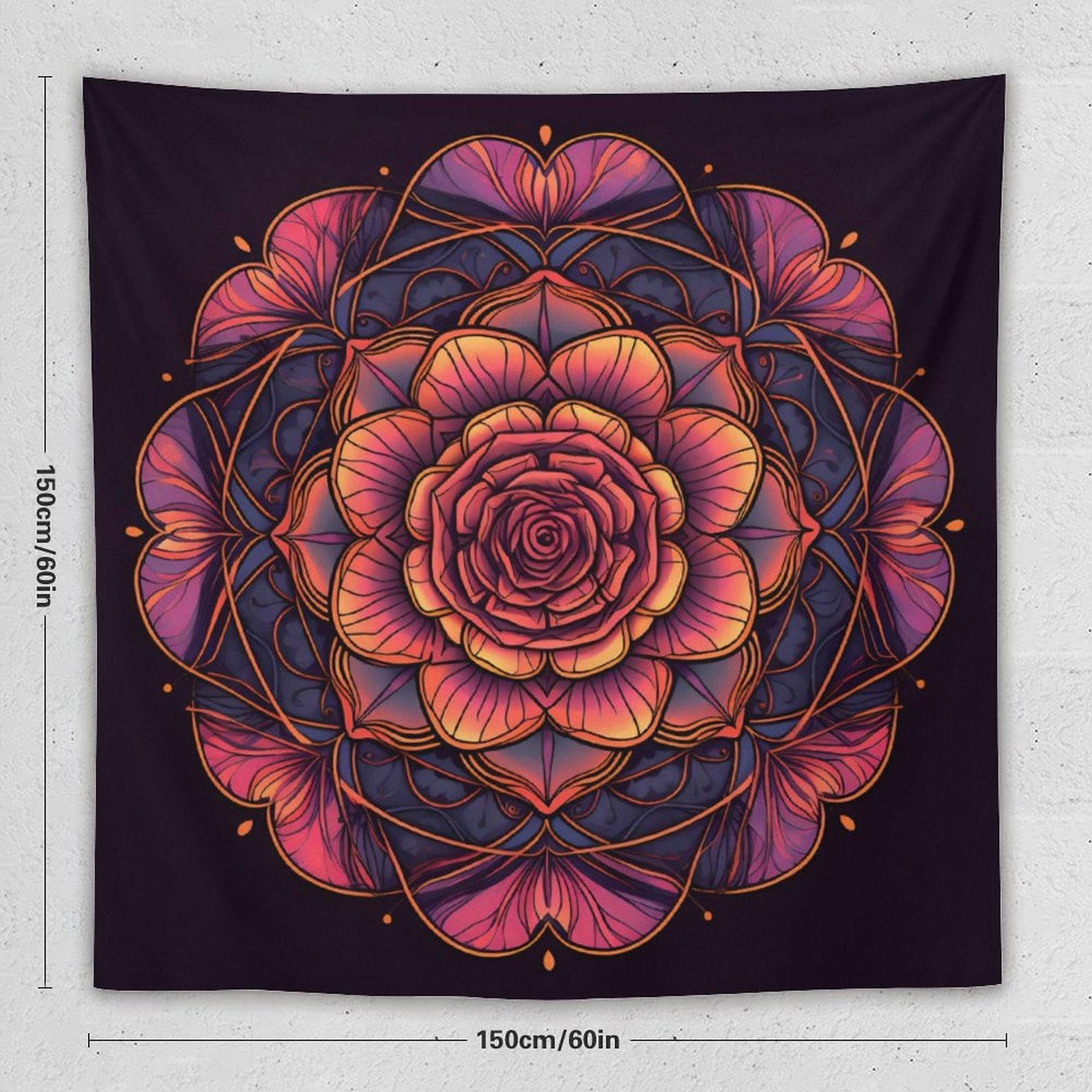 Rose Wall Tapestry