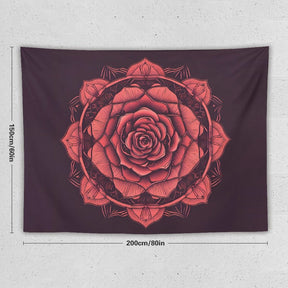 Rose Wall Tapestry